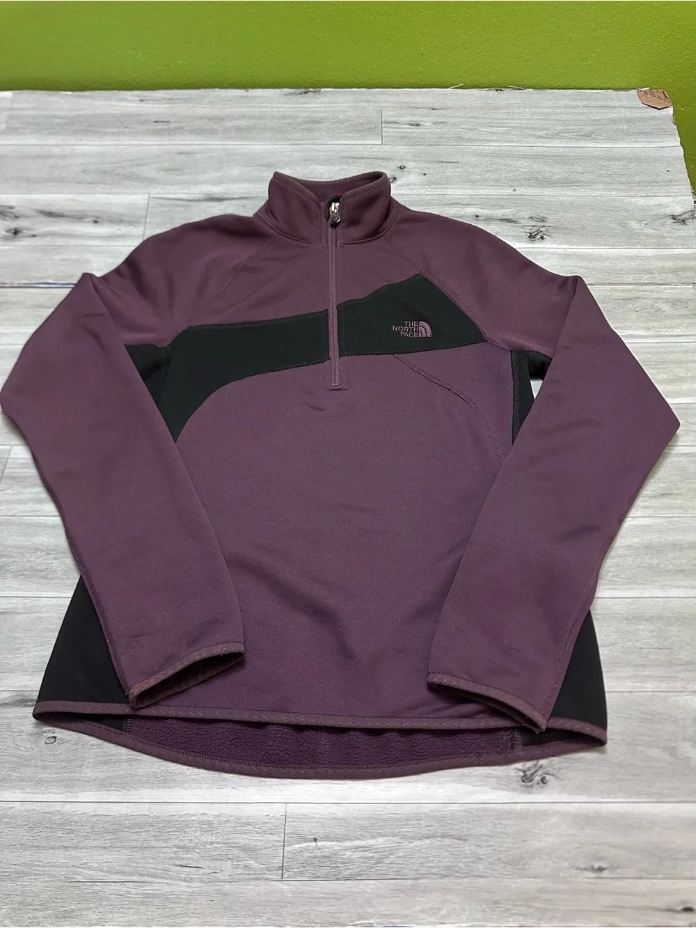 The North Face Men’s Plum & Black Half-Zip Shirt Jacket SP